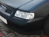 Foliendesign Barnim Vollverklebung Audi A3 schwarz matt + Werbung