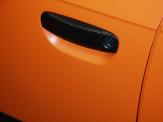 Foliendesign Barnim Vollverklebung Audi A4 B7 Avant orange Carbon Loog Türgriffe