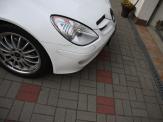 Foliendesign Barnim Vollverklebung Mercedes Cabrio schwarz weiß weiss