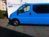 Foliendesign Barnim Vollverklebung Autoservice Bigelmann Renault Traffic blau